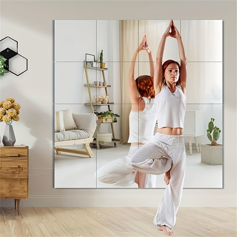 Home Gym Rental - Nampan Cermin Akrilik Praktis 2 Buah