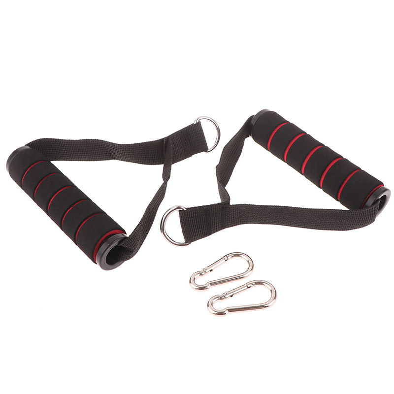 Resistance Band Heavy - Pegangan Logam untuk Mesin Kabel, Resistance