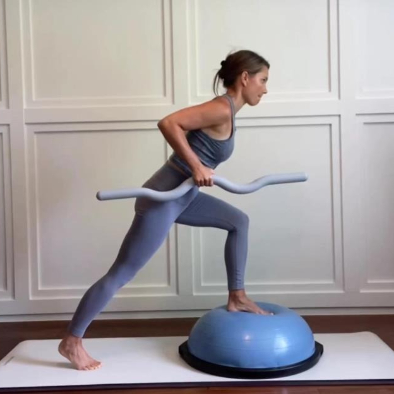 Home Gym Tools - Batang Pilates Berbobot dengan Penutup Silikon,