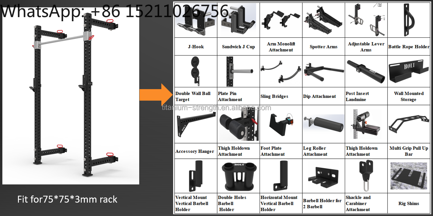 Peralatan Gym W6301 Rak Dindin - Home Gym Folding Rack ulasan dan harga