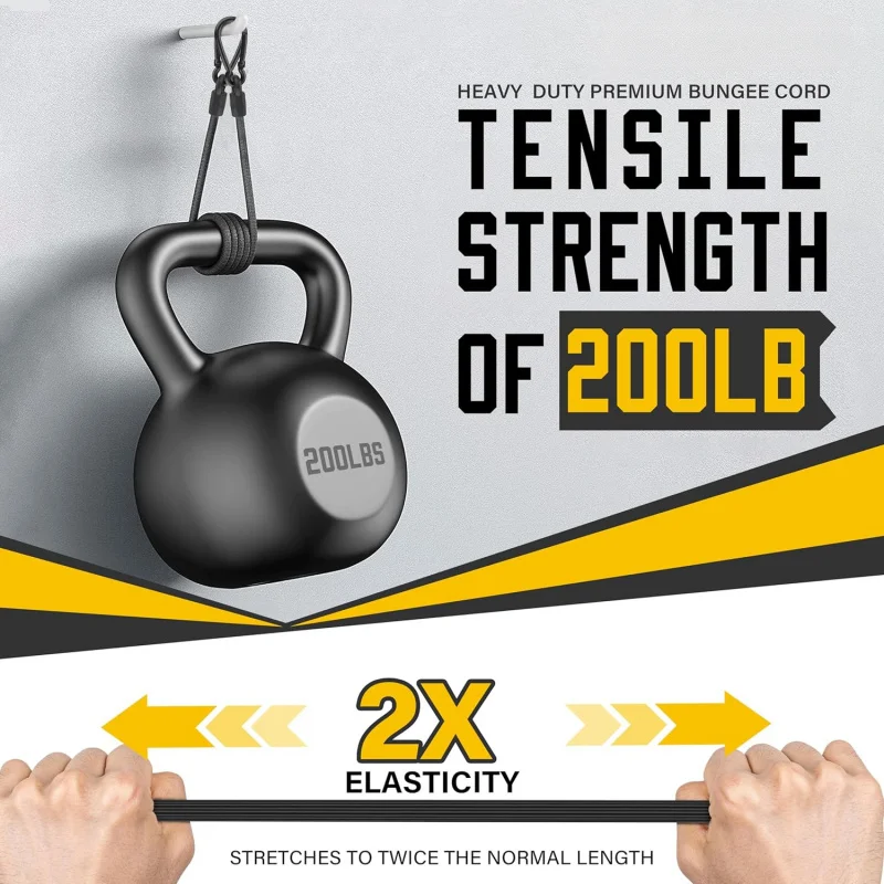 1-6 Buah Tali Bungee Dapat Dis - Resistance Band Heavy ulasan dan harga