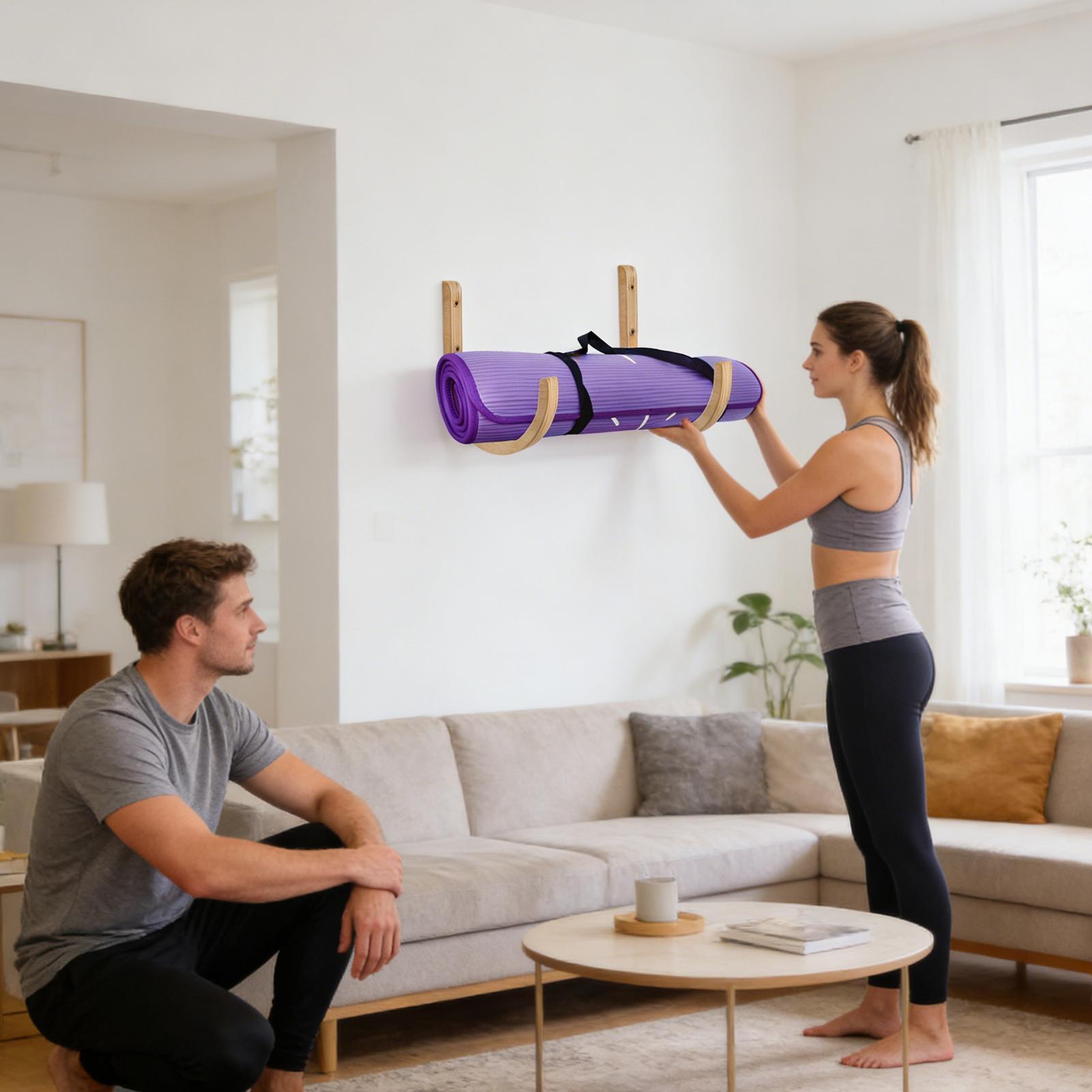 Organizer Matras Yoga 2 Buah K - Home Gym Folding Rack ulasan dan harga
