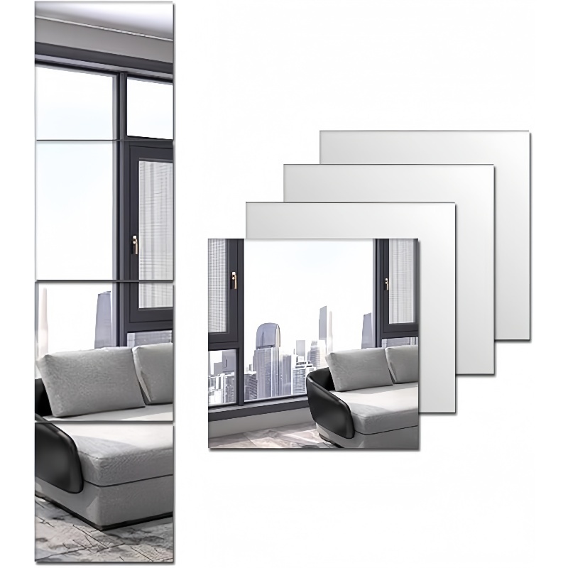 5PCS Stiker Cermin Akrilik Ele - Home Gym Rental ulasan dan harga