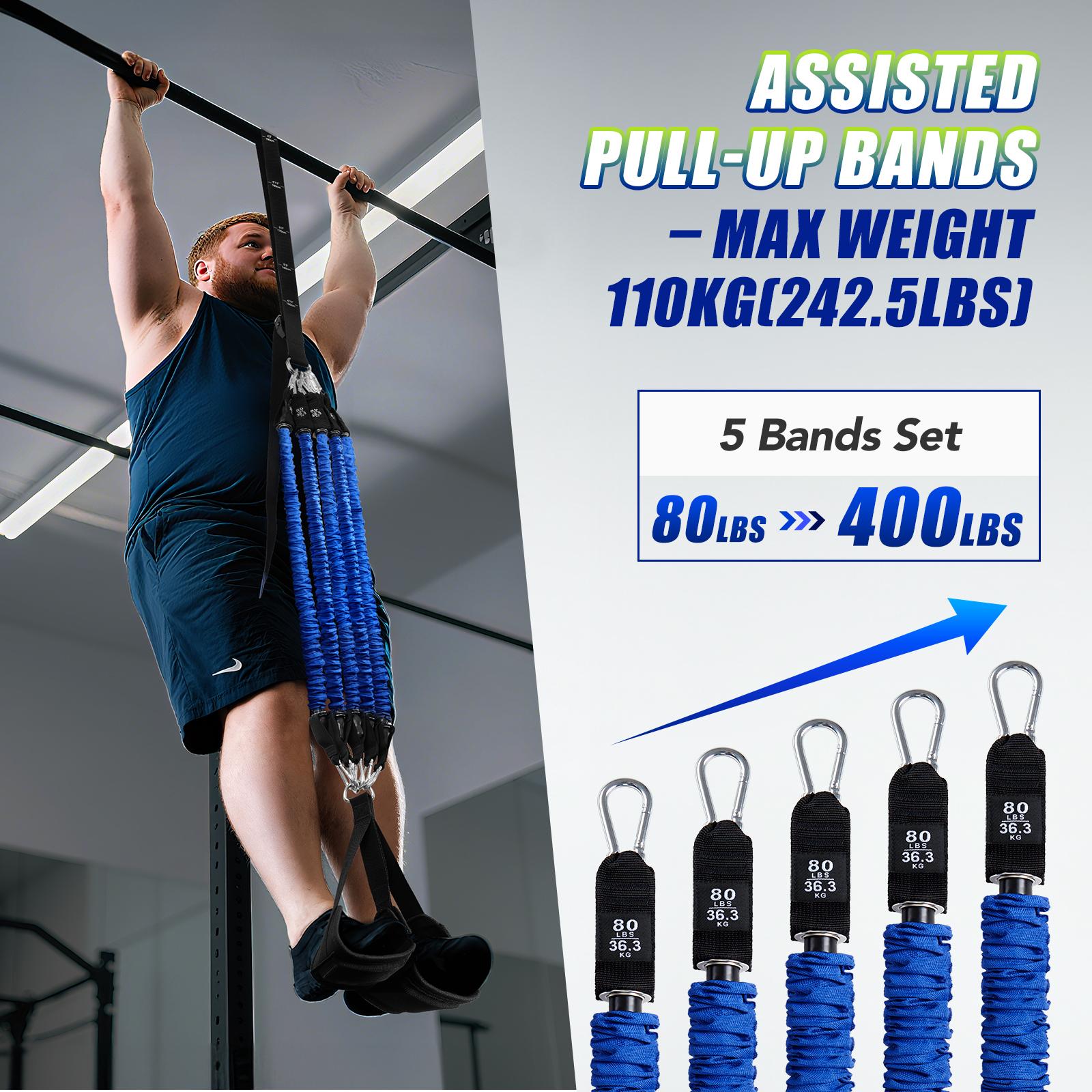 Set Tali Bantu Pull Up Heavy D - Resistance Band Heavy ulasan dan harga