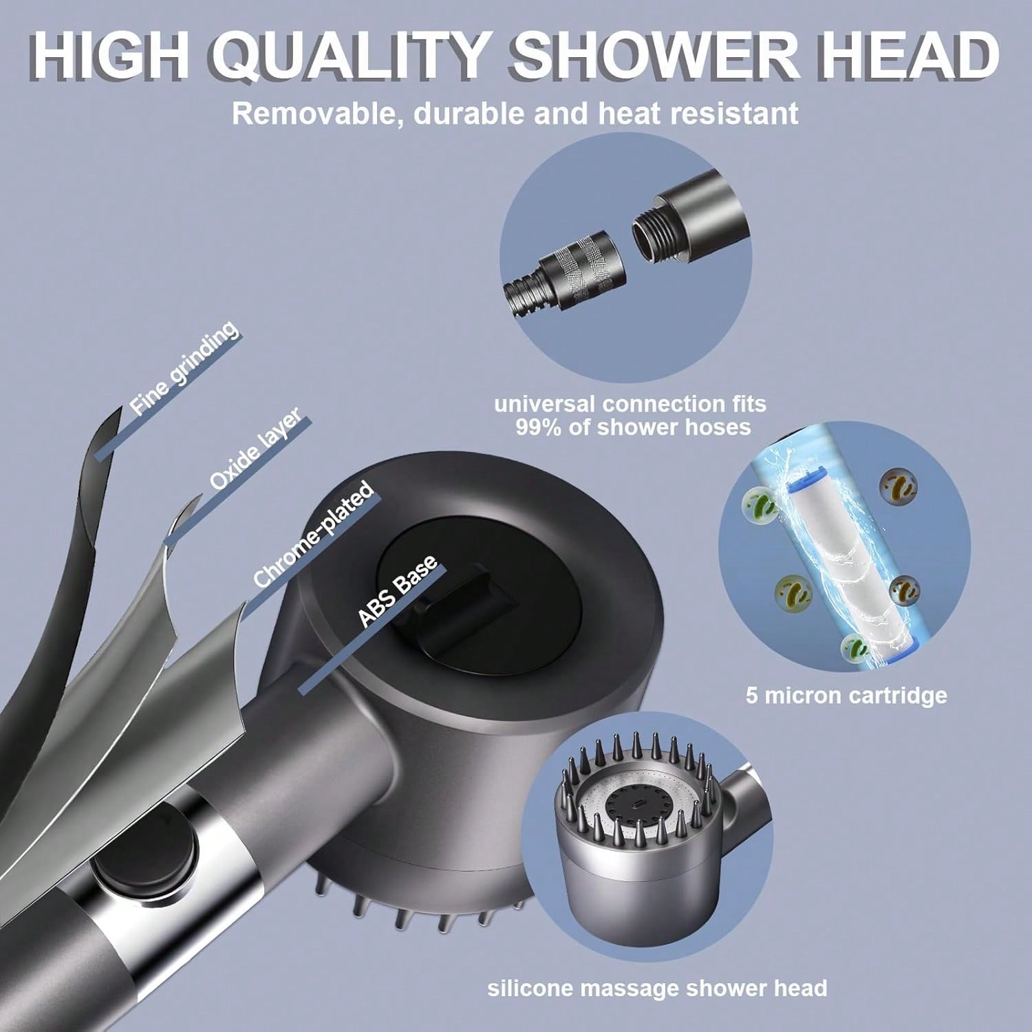 Kepala Shower Tekanan Tinggi d - Home Gym Rental ulasan dan harga