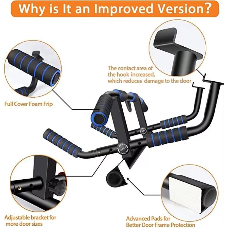 Pull up Bar untuk Pintu Multif - Home Gym Trainer ulasan dan harga