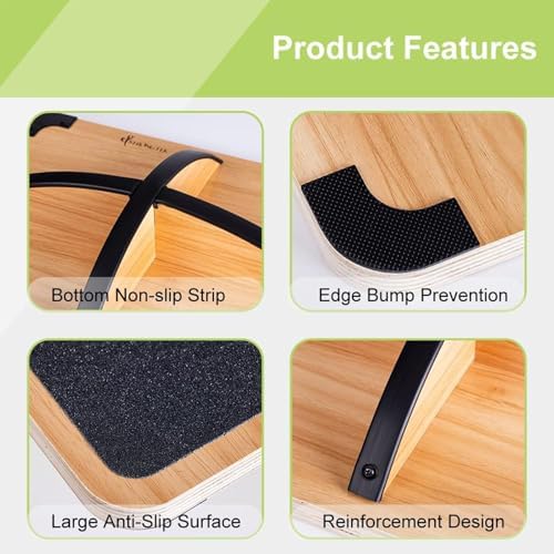 Papan Keseimbangan Kayu Profes - Wobble Board Balance ulasan dan harga