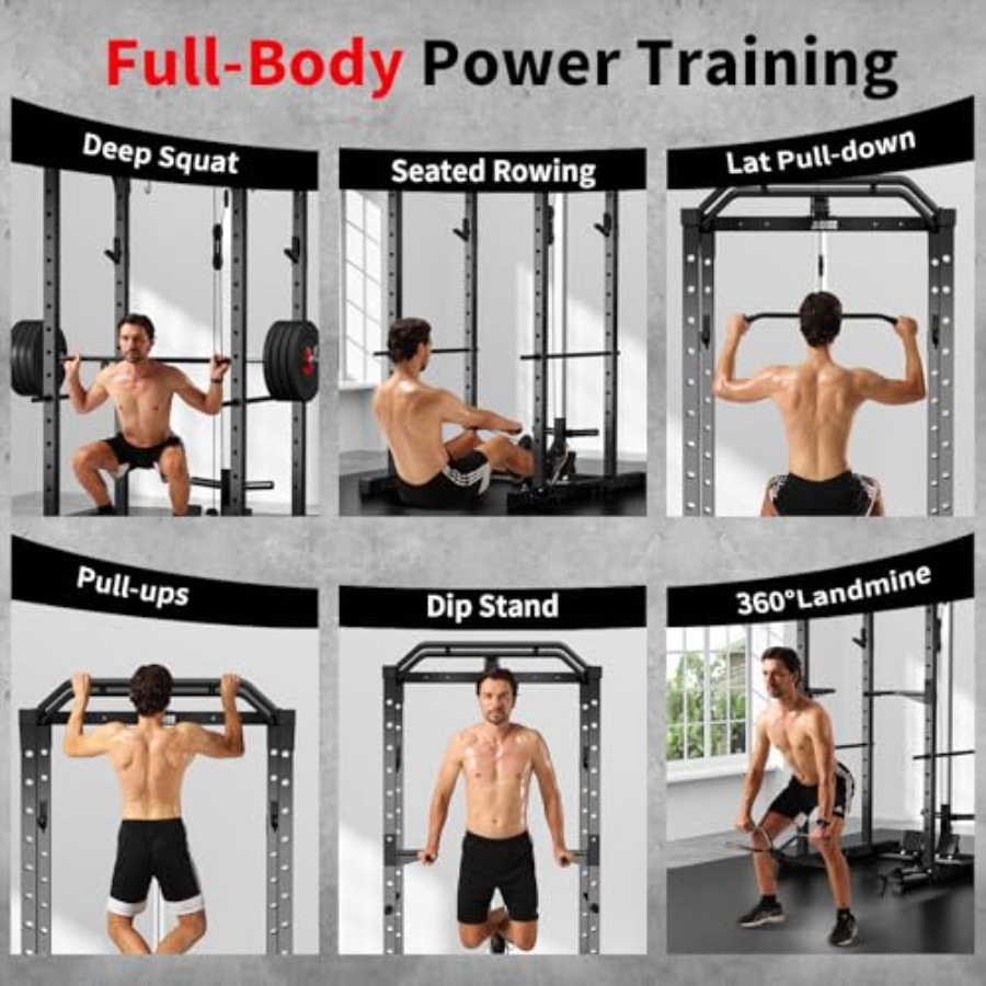 Rak power gym rumahan dengan L - Home Gym Multifunctional ulasan dan harga