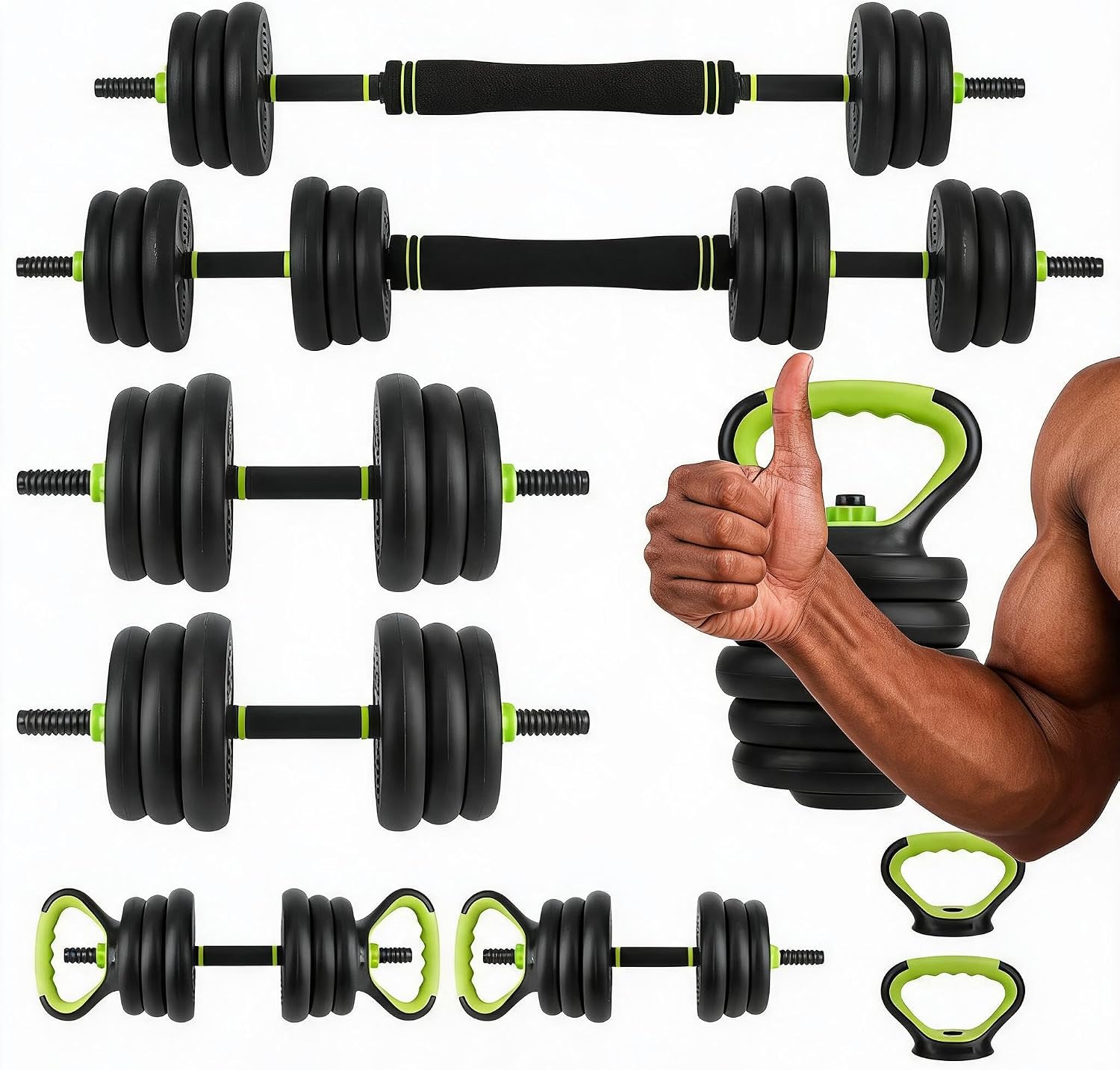 Set Dumbbell 4 in 1 yang Dapat - Home Gym Used ulasan dan harga