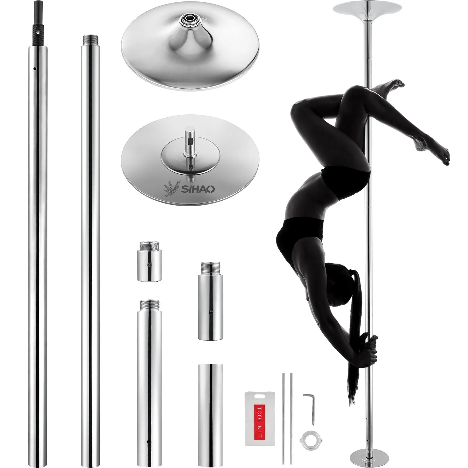 Tiang Tari Portabel SIHAO deng - Home Gym Outdoor ulasan dan harga
