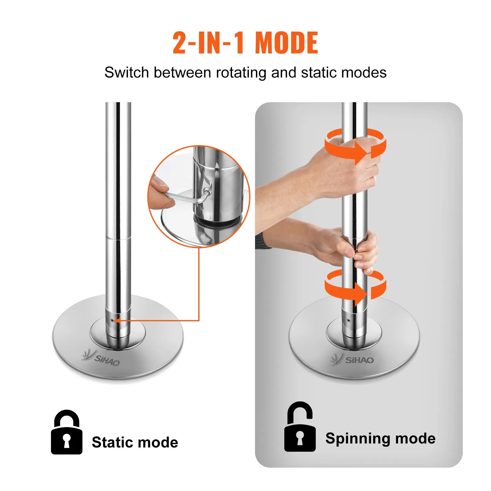 Tiang Tari Portabel SIHAO deng - Home Gym Outdoor ulasan dan harga