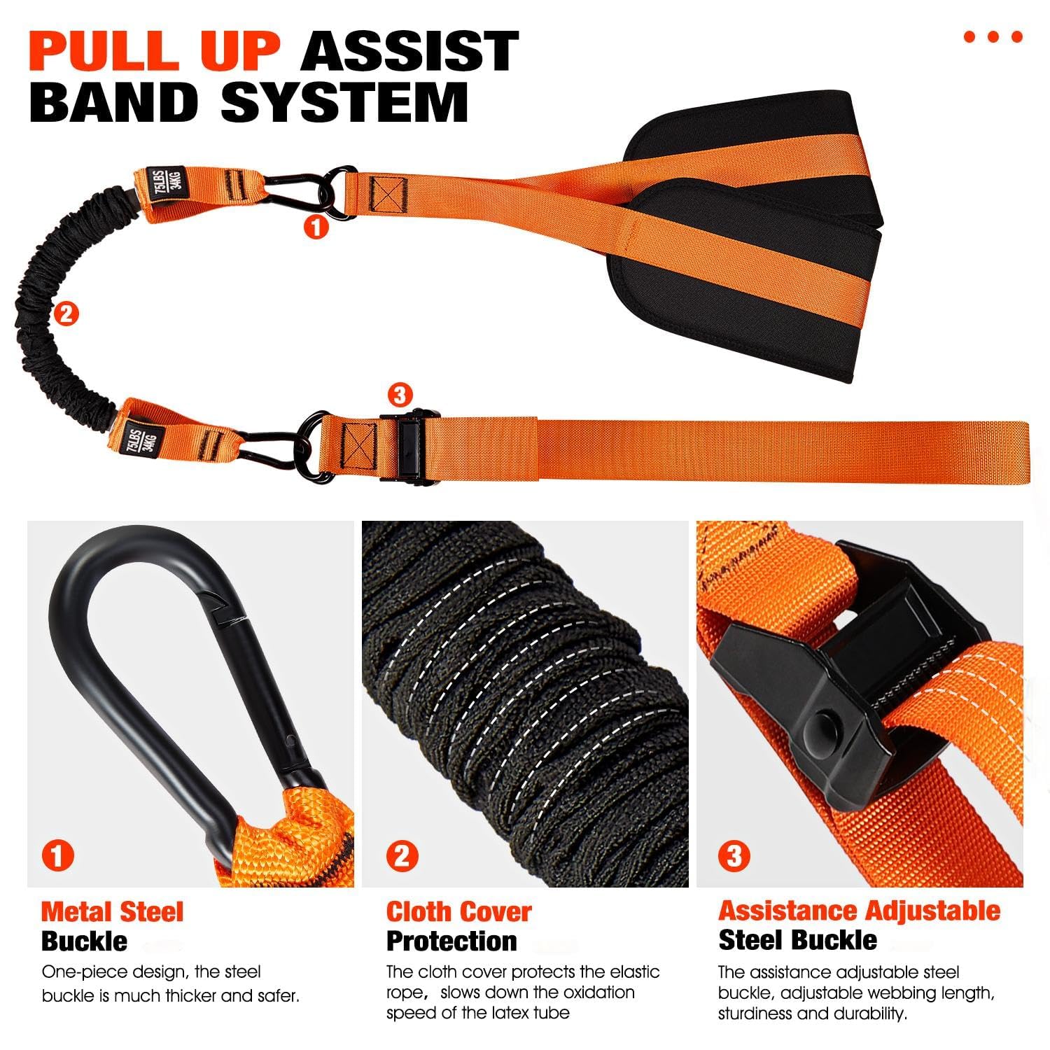 Tali Bantu Pull Up, Tali Resis - Resistance Band Heavy ulasan dan harga